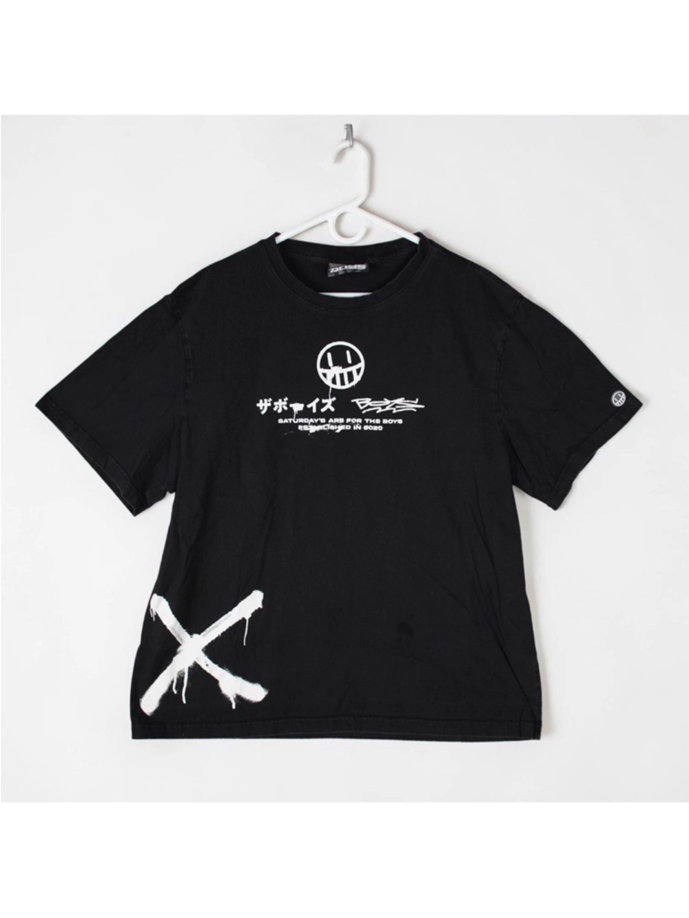 The Boys Merch Street Riot T-shirt Mens X-large Black Graphic Print Art Graffiti